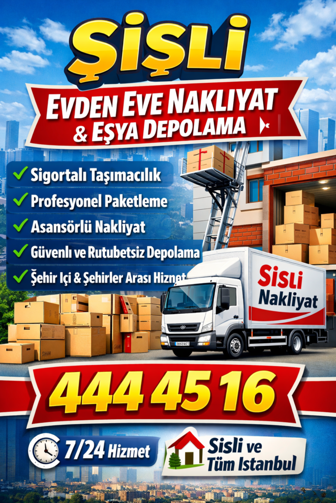 Şişli Evden Eve Nakliyat