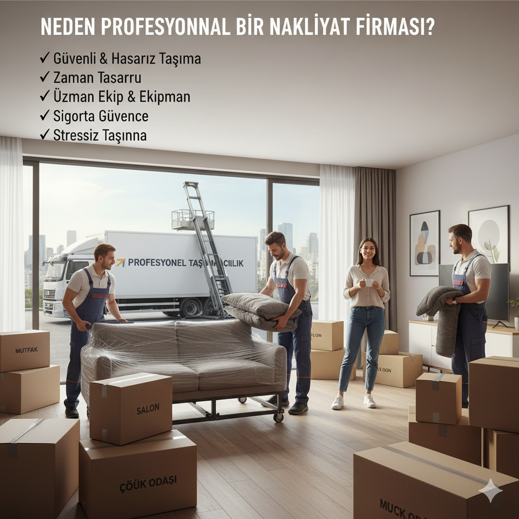 Neden Profesyonel Bir Nakliyat Firmasi Tercih