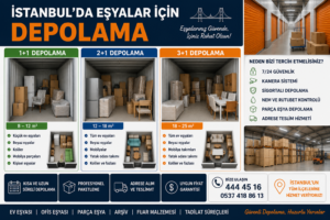 İSTANBUL’DA EŞYALAR İÇİN DEPOLAMA