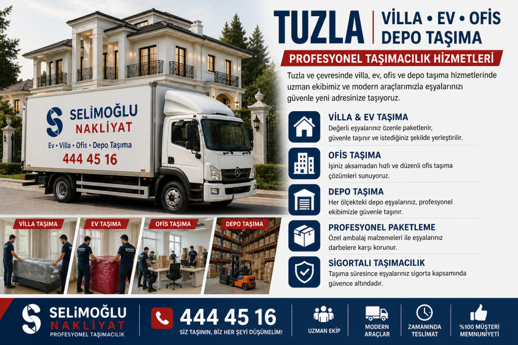Tuzla Evden Eve Nakliyat