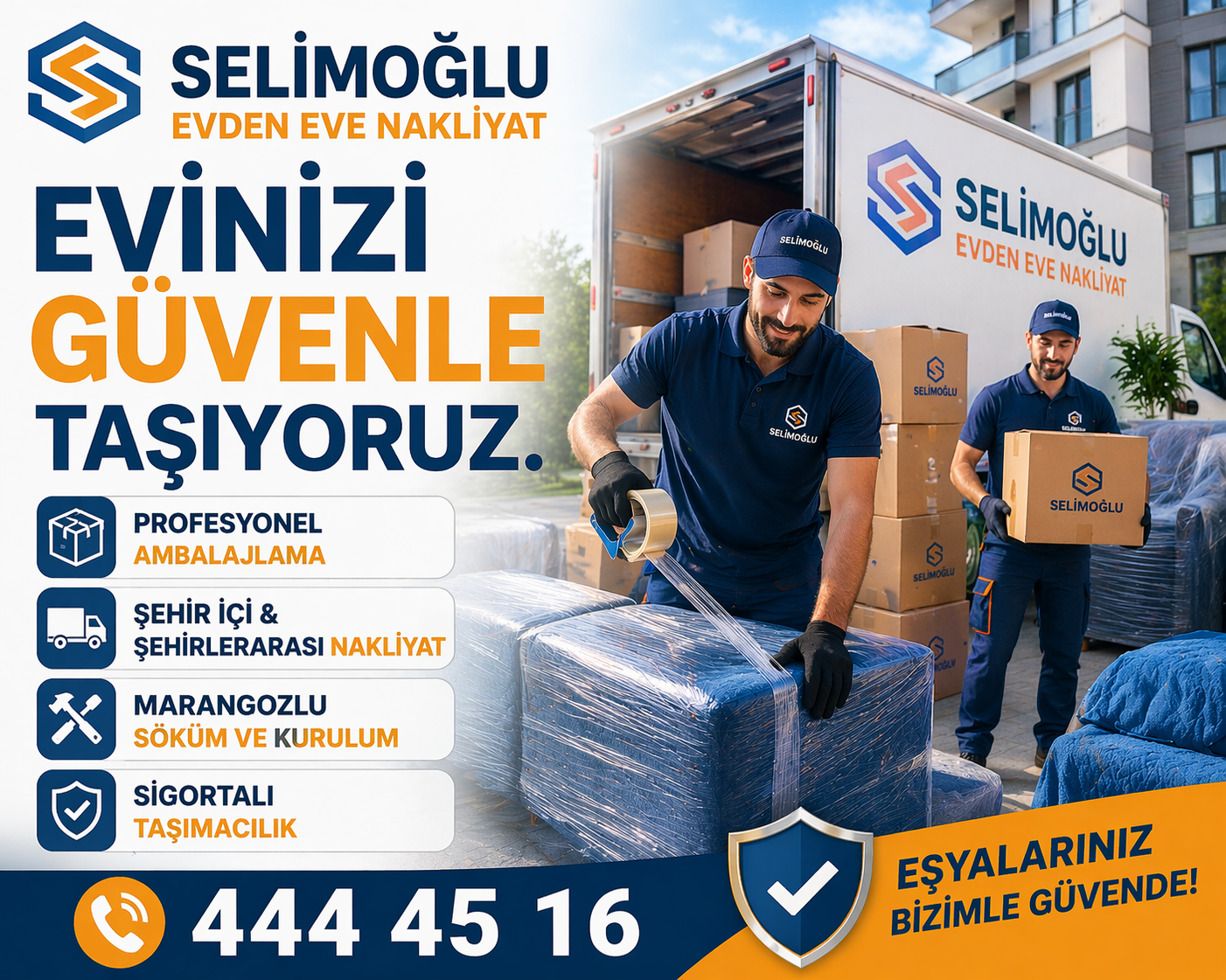 Evinizi guvenle tasiyoruz