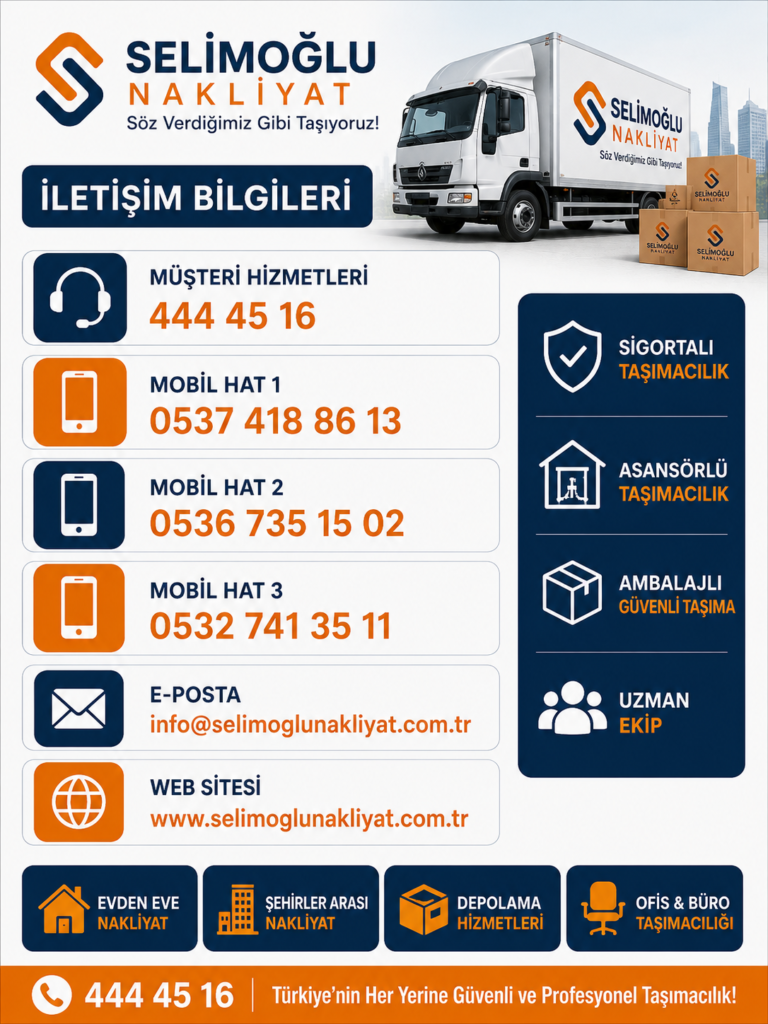 Ara Nakliyeci Taşıma Evden Eve Nakliyat